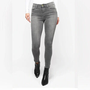 Frame Women’s Le High Skinny Jeans Smithson Gray High Rise Denim -‎ Size 29